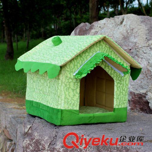 2015年4月新品 寵物用品 新款寵物狗窩 可愛雨罩房 窗簾狗窩淘寶熱銷廠家直銷