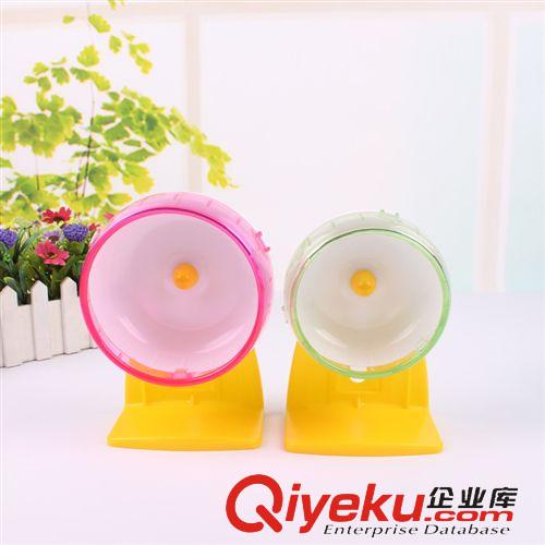 2015年4月新品 倉鼠靜音帶支架跑輪 小寵物健身玩具原始圖片2