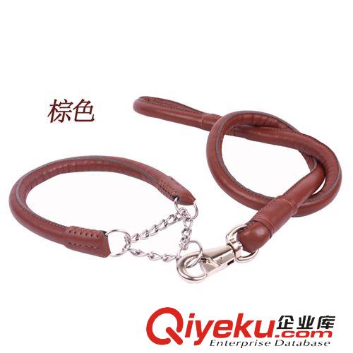 2015年1月新品 寵物用品特大號 中大型犬寵物牽引繩狗鏈繩帶仿zpPU牽引繩套裝原始圖片3