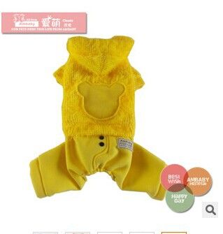 2014 10月新款 新款A(yù)mbaby寵物衣服 四腳玉米粒絨衣 狗狗衣服秋冬新款原始圖片3