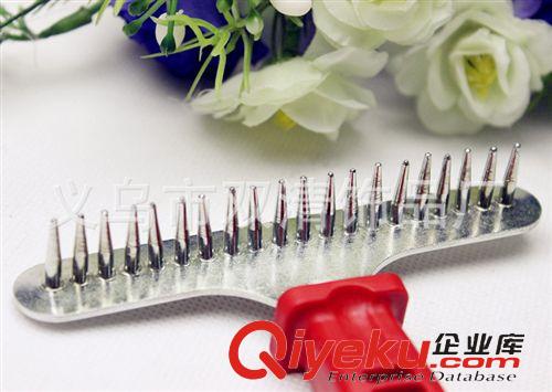 寵物日用品 寵物釘耙梳 長毛厚毛狗開結(jié)梳 寵物梳子狗梳 寵物am梳原始圖片2