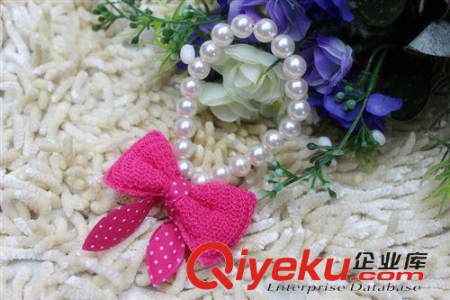 寵物小飾品 寵物飾品 珍珠項鏈 毛線蝴蝶結(jié) 寵物用品批發(fā) 寵物珍珠項鏈原始圖片3