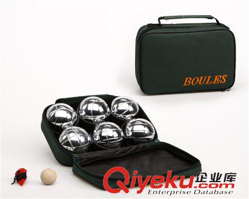 地?cái)S球,BOULES,PETANQUE 六個(gè)球裝尼龍包 草地滾球 BOULES BOCCE PETANQUE