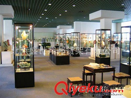 禮品展柜 【特劃算】翔邦貨架廠專業(yè)批發(fā)新型工藝品展柜玻璃展示架飾品展柜