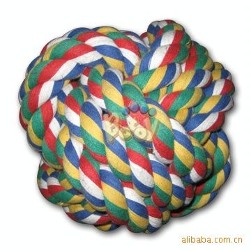 寵物玩具Pet Toy 廠家直銷 小號棉繩球6CM 狗耐咬球 寵物玩具原始圖片3