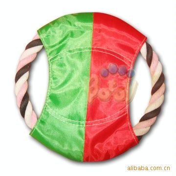 飛盤Frisbee 飛碟飛盤 寵物用品 棉繩玩具 狗狗玩具frisbee原始圖片3