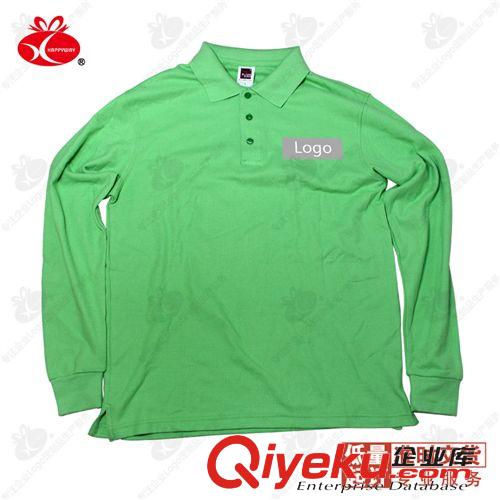 服裝類(lèi)定制 長(zhǎng)袖純棉PO衫 20個(gè)禮品定制可印Logo企業(yè)創(chuàng)意廣告品定制原始圖片3