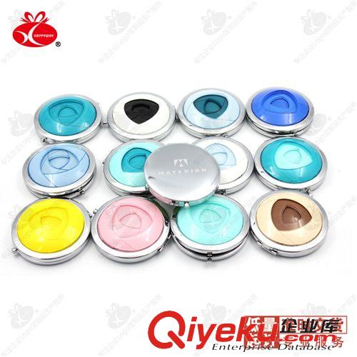 家居日用/車載定制 多彩疊彩翻蓋鏡子  0909010  10個可印Logo企業(yè)創(chuàng)意廣告品定制原始圖片3