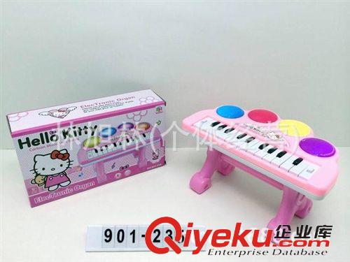 音乐玩具/儿童乐器 Hello Kitty/米妮/朵拉/芭比/冰雪公主电动3D灯光音乐电子琴(X19)