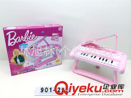 音樂玩具/兒童樂器 Hello Kitty/米妮/朵拉/芭比/冰雪公主電動(dòng)3D燈光音樂電子琴(X19)