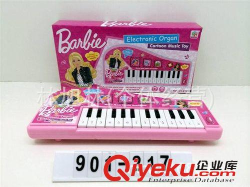 音樂(lè)玩具/兒童樂(lè)器 燈光音樂(lè)電子琴KT貓/米妮/朵拉/芭比/冰雪公主 5款不混裝(X19)原始圖片2