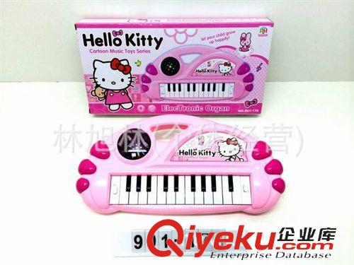 音樂玩具/兒童樂器 3D燈光音樂電子琴KT貓/米妮/朵拉/芭比/冰雪公主 5款不混裝(X19)原始圖片2