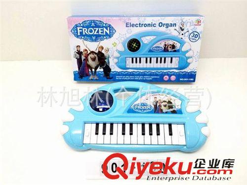 音樂玩具/兒童樂器 3D燈光音樂電子琴KT貓/米妮/朵拉/芭比/冰雪公主 5款不混裝(X19)原始圖片3