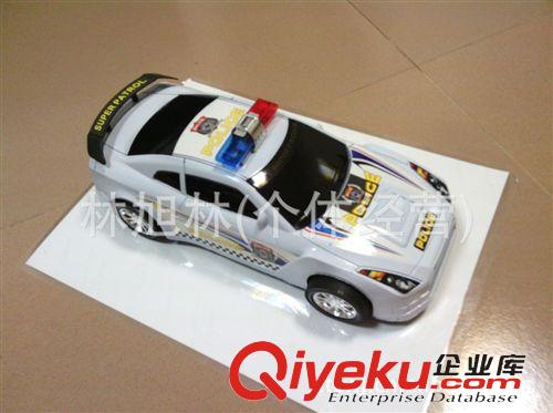 滑行/慣性/線控/回力/發(fā)條玩具 地攤套圈大號慣性玩具車 38CM仿真慣性美國110警車 黑白二色(J7)原始圖片3