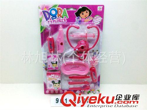 仿真/過家家玩具 批發(fā)過家家醫(yī)具玩具 朵拉燈光聲音醫(yī)具套裝包電 2款組合可選(X19)原始圖片2