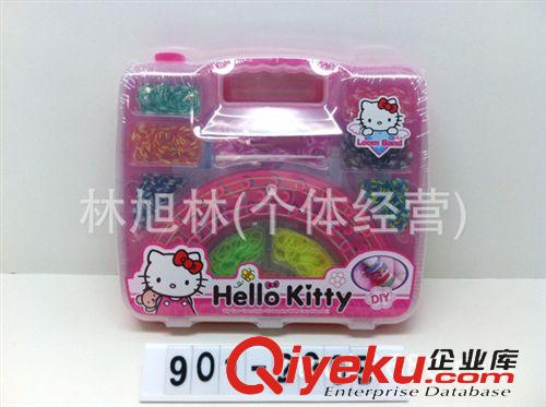 手工制作/創(chuàng)意DIY 小女孩編織Hello Kitty/冰雪公主DIY編織套裝(X19)