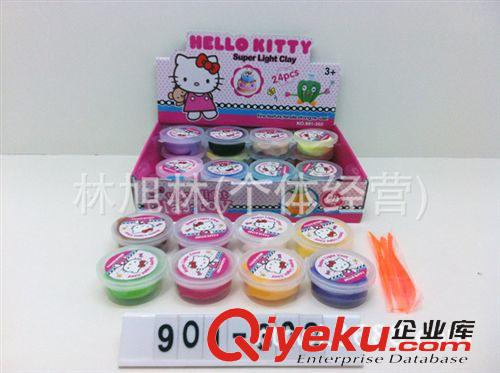 手工制作/創(chuàng)意DIY 益智玩具Hello Kitty/冰雪公主彩泥大號DIY超輕粘土24個裝(X19)