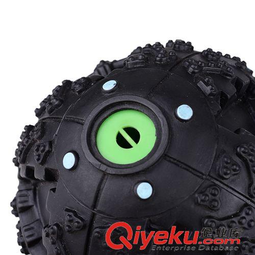 寵物玩具 現(xiàn)貨供應(yīng)漏食球 寵物發(fā)聲玩具　寵物怪叫球　怪聲發(fā)聲漏食球中號原始圖片3