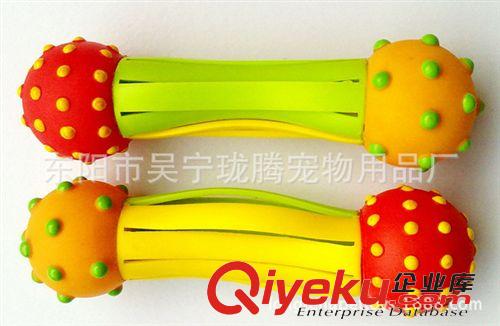 貓玩具 廠家直銷(xiāo) 寵物狗玩具【橡膠啞鈴】 激發(fā)寵物智力，給愛(ài)寵添活力