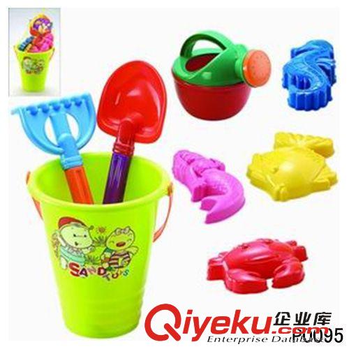 夏天玩具 供應批發(fā)夏天玩具 8件套沙灘玩具套裝 兒童塑膠過家家玩具 沙灘桶原始圖片2