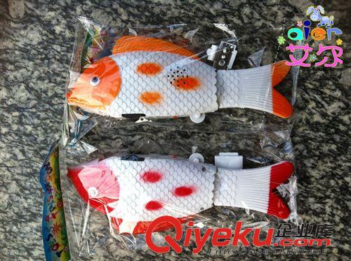 ◇玩具新款◇ 超仿真魚逼真魚普樂魚搖尾魚帶音樂地上跑的魚自由魚電動魚原始圖片3
