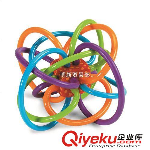 兒童用品 美國(guó) Manhattan Toy 曼哈頓Winkel 嬰兒磨牙牙膠固齒器-1件