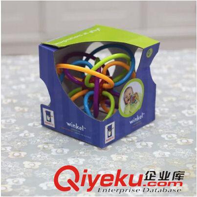 兒童用品 美國(guó) Manhattan Toy 曼哈頓Winkel 嬰兒磨牙牙膠固齒器-1件