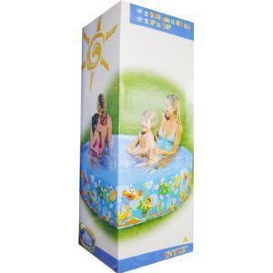 INTEX系例 美國(guó)INTEX家庭游泳池㊣56452圓形硬膠水池/兒童戲水池/海洋球池原始圖片3