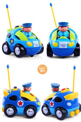 貝恩施 貝恩施6601卡通遙遙控比賽汽車模型音樂燈光玩具車 加厚耐摔玩具原始圖片2