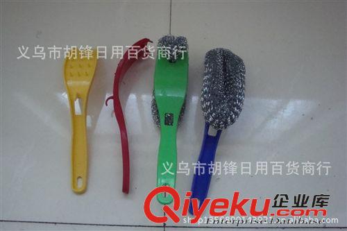 清潔刷、鋼絲球 江湖地?cái)偀豳u(mài)產(chǎn)品 帶手柄鍋刷 手柄清潔球刷 鋼絲球手柄廠家直銷(xiāo)原始圖片2