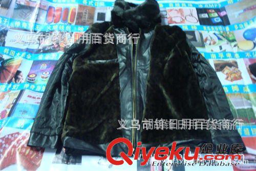 男式PU皮衣 2013地攤新產品 仿貂毛毛領蒙古皮衣 日賺千元地攤皮衣新產品原始圖片3