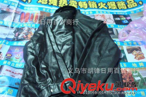 男式PU皮衣 男裝皮衣 皮夾克 tj地?cái)偲ひ?江湖熱賣新疆伊犁皮衣 一件起批原始圖片2