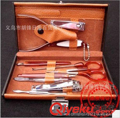 美甲工具套裝 江湖新奇特產品美甲美容十件套裝工具 地攤熱賣韓式美甲十件套