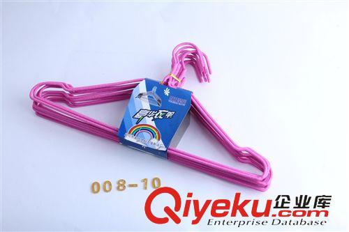 多元產品大全 A162   囿竹衣架帶鉤888-10加粗家用噴塑鐵絲衣架 晾衣架400支裝
