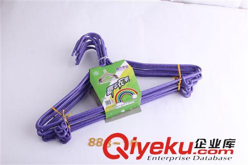 多元產品大全 A162   囿竹衣架帶鉤888-10加粗家用噴塑鐵絲衣架 晾衣架400支裝原始圖片3