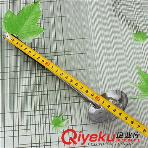 廚房用品 E166 一元好藍把漏勺 藍把火鍋勺 飯店防燙勺 烹飪勺子 廠家直銷原始圖片3