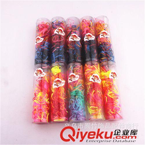 美妝用品 K051 一元大桶皮筋彩色 小皮筋發圈 皮筋彩色 兒童皮筋原始圖片2