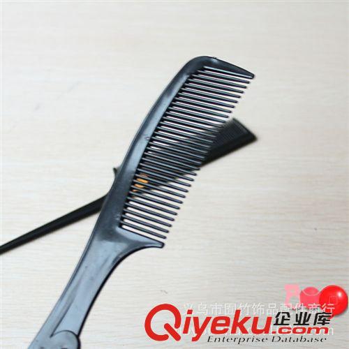 美妝用品 C172    2支黑梳子二合一套裝梳子黑色 美發梳 化妝梳子 造型工具原始圖片2