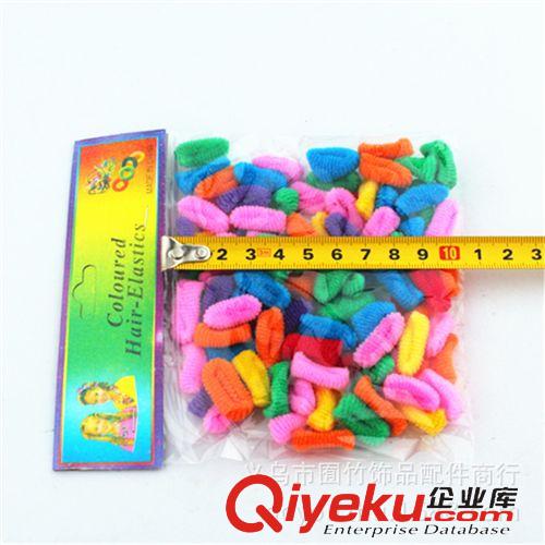 美妝用品 K059 一元七彩小毛圈 發圈 皮筋 扎頭繩  廠家直銷 超實惠
