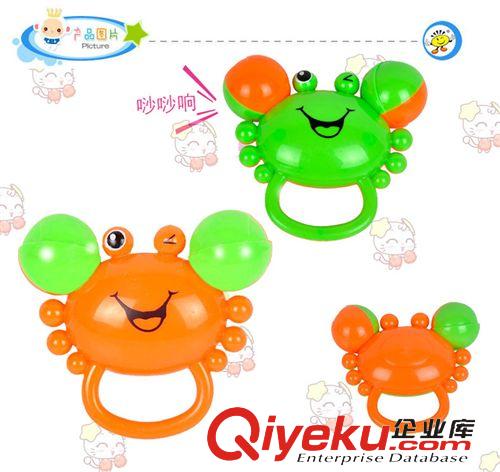 嬰幼兒玩具 廠家直銷熱銷嬰兒寶寶螃蟹益智 早教手搖鈴原始圖片3