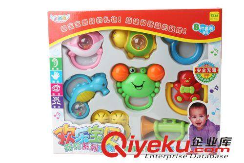 嬰幼兒玩具 益智嬰兒搖鈴組合8件套   新品嬰兒禮盒兒童搖鈴原始圖片3