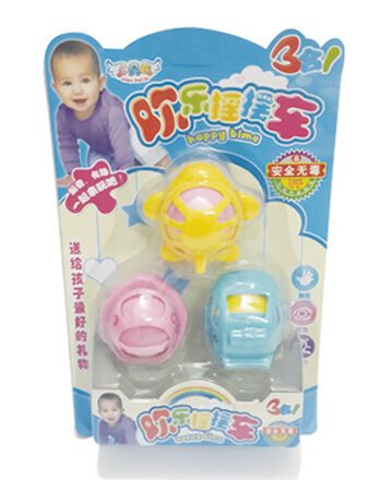 嬰幼兒玩具 自產自銷嬰兒 手搖鈴卡通玩具飛機 兒童 扭扭船搖鈴玩具