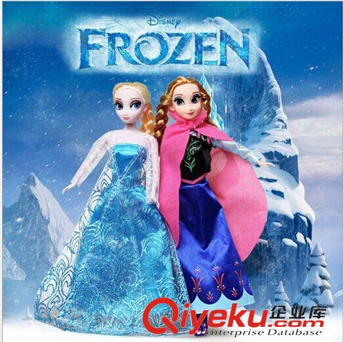 過家家玩具 冰雪奇緣frozen冰雪大冒險9寸實身公主雪人玩偶批發(fā)原始圖片2