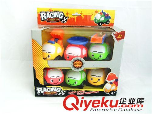 慣性 回力 拉線 玩具 新款A(yù)BS環(huán)保工程車  六只裝可愛(ài)工程車  迷你慣性小工程車原始圖片2