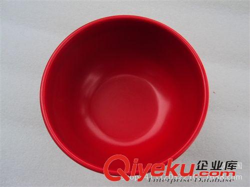 十元三樣 多元精品 米飯湯碗 5006密胺碗雙色紅黑碗特厚 加深碗批發原始圖片2