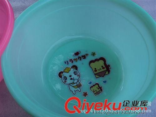 塑料盆類 十元三樣 居家用品 卡通多色低壓摔不爛塑料盆 義烏小商品批發原始圖片3