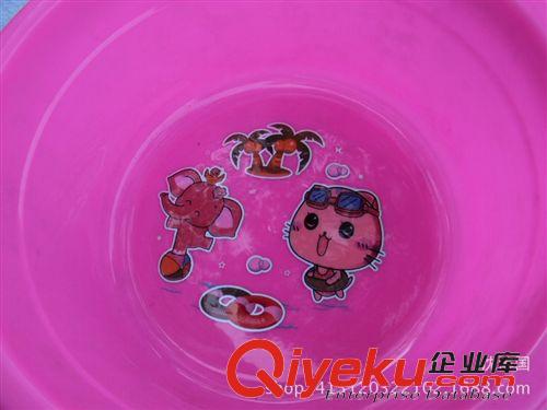 塑料盆類 十元三樣 居家用品 卡通多色豪華塑料盆 義烏小商品批發原始圖片3