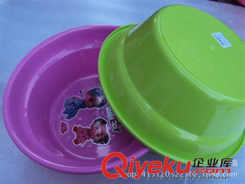 塑料盆類 十元三樣 居家用品 卡通多色豪華塑料盆 義烏小商品批發