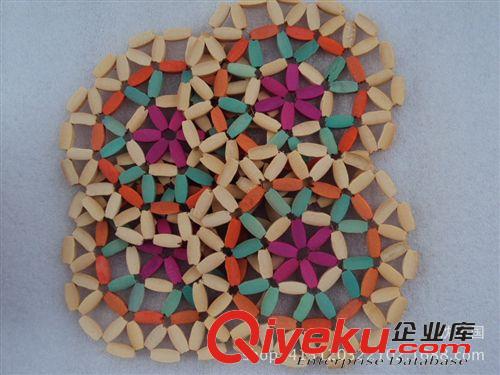 廚房用品 一元兩元 碗墊 盤盆墊 隔熱防燙墊 竹制杯墊 竹木圓碗墊批發(fā)原始圖片2