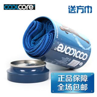 運動毛巾 運動毛巾 麥迪運動巾 紅色灌裝coolcore健身降溫吸汗冷感毛巾籃球